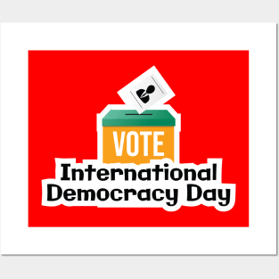 International Day Of Democracy Posters and Art